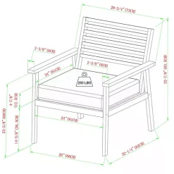 Kirklands Home Outdoor Seating|Brown Zane Outdoor Club Chair