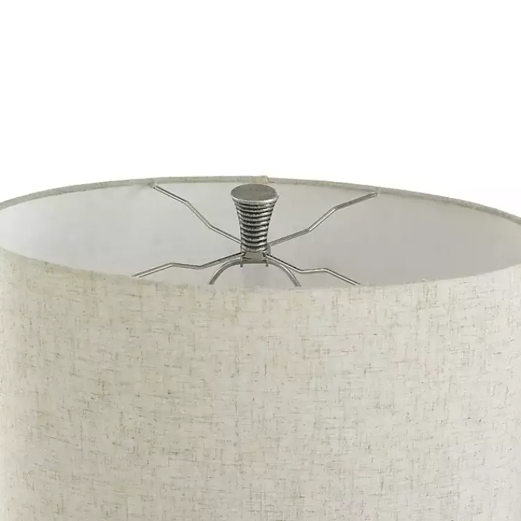 Kirklands Home Table Lamps|Brushed Gold Ribbed Table Lamp Ivory