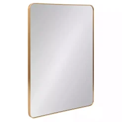 Kirklands Home Decorative Mirrors|Brushed Gold Sada Wall Mirror