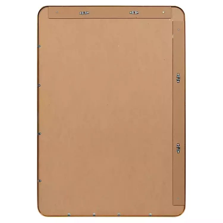 Kirklands Home Decorative Mirrors|Brushed Gold Sada Wall Mirror