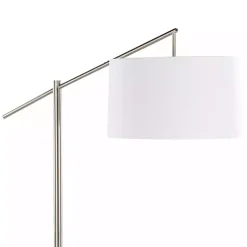 Kirklands Home Floor Lamps|Brushed Nickel Cassie Floor Lamp