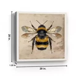 Kirklands Home Canvas Art|Bumblebee Anatomy Canvas Art Print