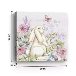 Sale Bunny Butterfly Trail I Canvas Art Print Easter Decorations