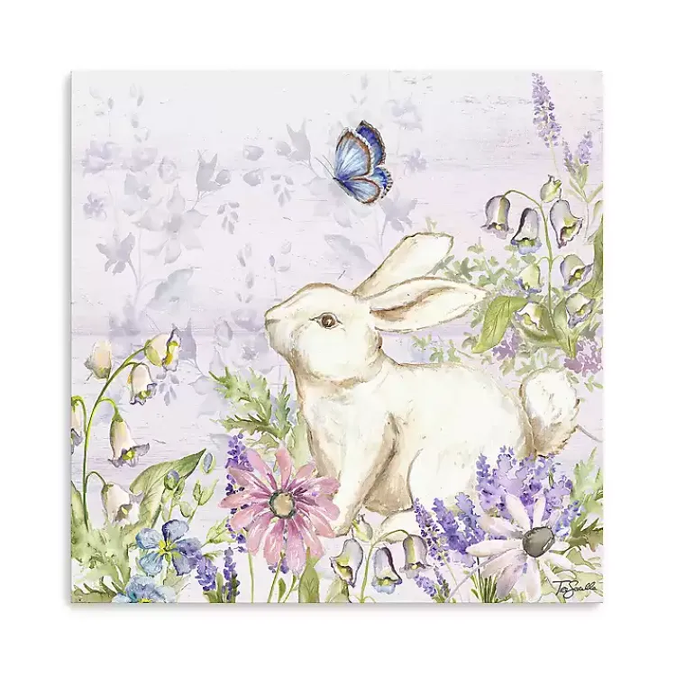 Online Bunny Butterfly Trail II Canvas Art Print Easter Decorations