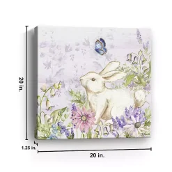 Online Bunny Butterfly Trail II Canvas Art Print Easter Decorations
