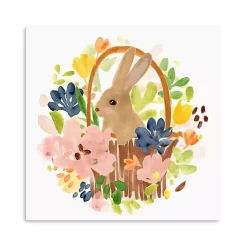 New Bunny Meadow Scene Canvas Art Print Easter Decorations