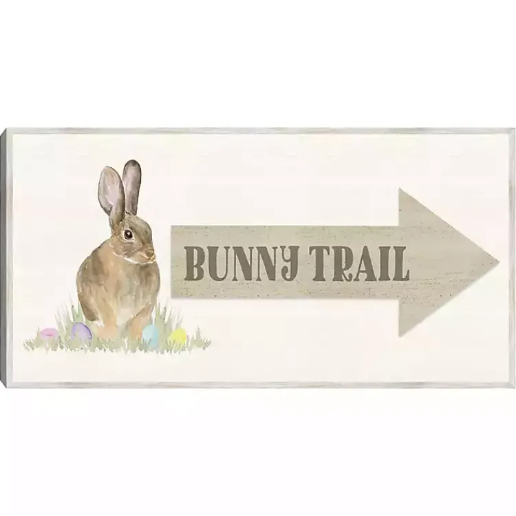 Online Bunny Trail Arrow Easter Canvas Wall Art Easter Decorations