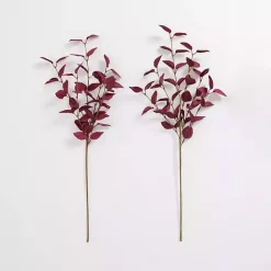 Online Burgundy Leaves Stems, Set of 2 Stems & Bouquets