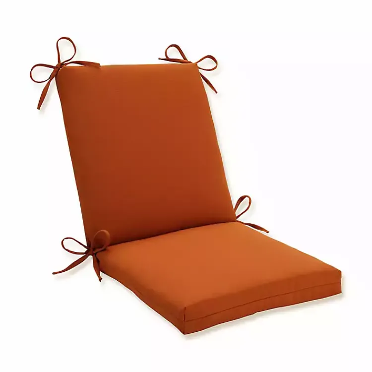 Kirklands Home Outdoor Cushions & Pillows|Burnt Outdoor Chair Cushion Orange