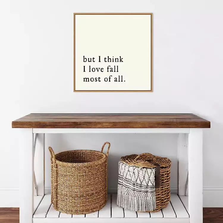 Discount But I Think I Love Fall Framed Wall Art Fall