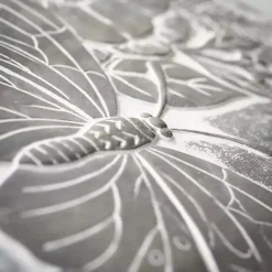 Kirklands Home Garden Decor|Butterfly Cement Stepping Stone Gray