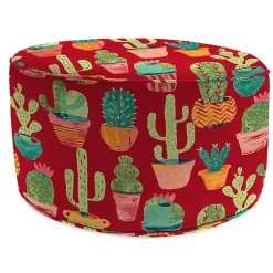 Kirklands Home Outdoor Cushions & Pillows|Cactus Cetera Outdoor Pouf