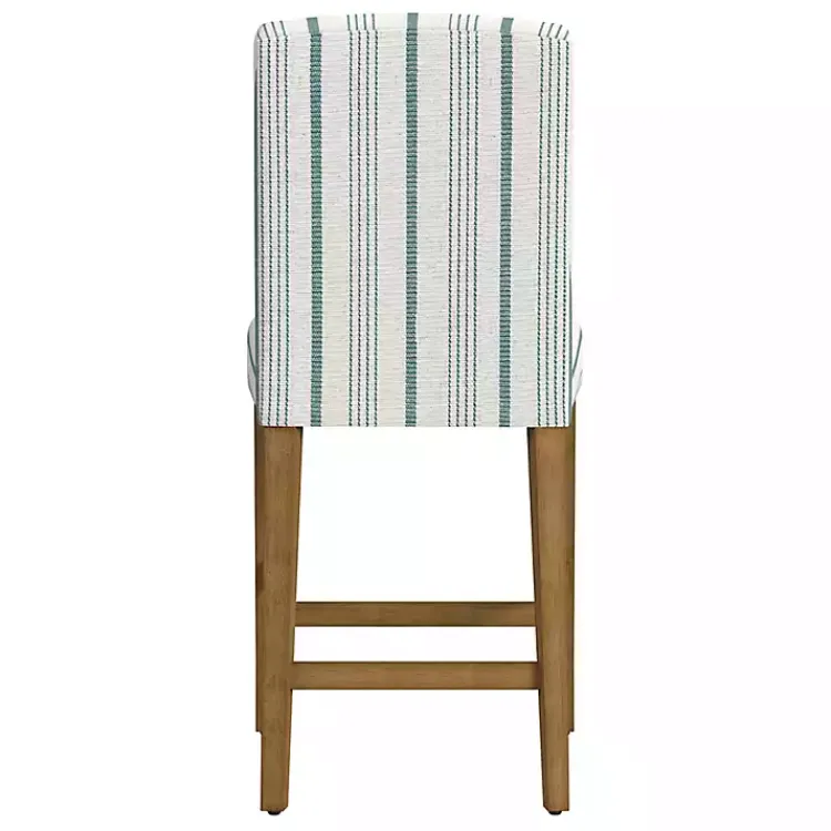 Kirklands Home Bar Stools & Counter Height Stools|Calypso Striped Upholstered Counter Stool