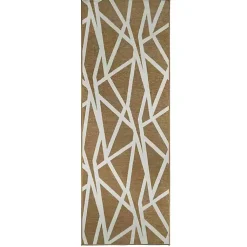 Kirklands Home Area Rugs|Camel Intersections Washable Runner, 2x7