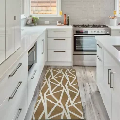 Kirklands Home Area Rugs|Camel Intersections Washable Runner, 2x7