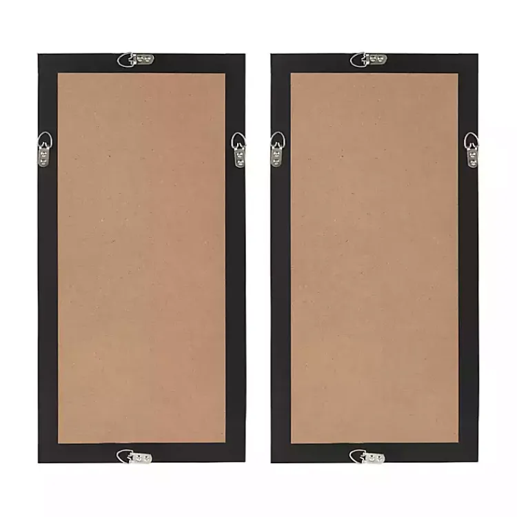 Kirklands Home Wall Plaques|Capiz Shells Emblem Framed Wall Plaques, Set of 2