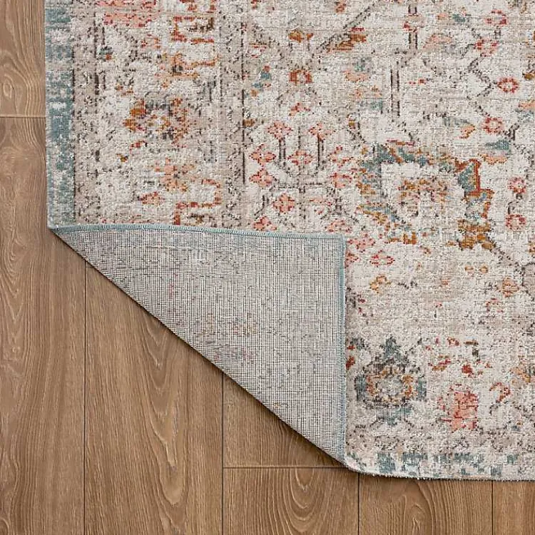 Kirklands Home Outdoor Rugs|Caramel Botanical Indoor/Outdoor Area Rug, 5x7