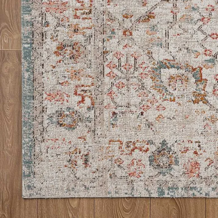 Kirklands Home Outdoor Rugs|Caramel Botanical Indoor/Outdoor Area Rug, 5x7