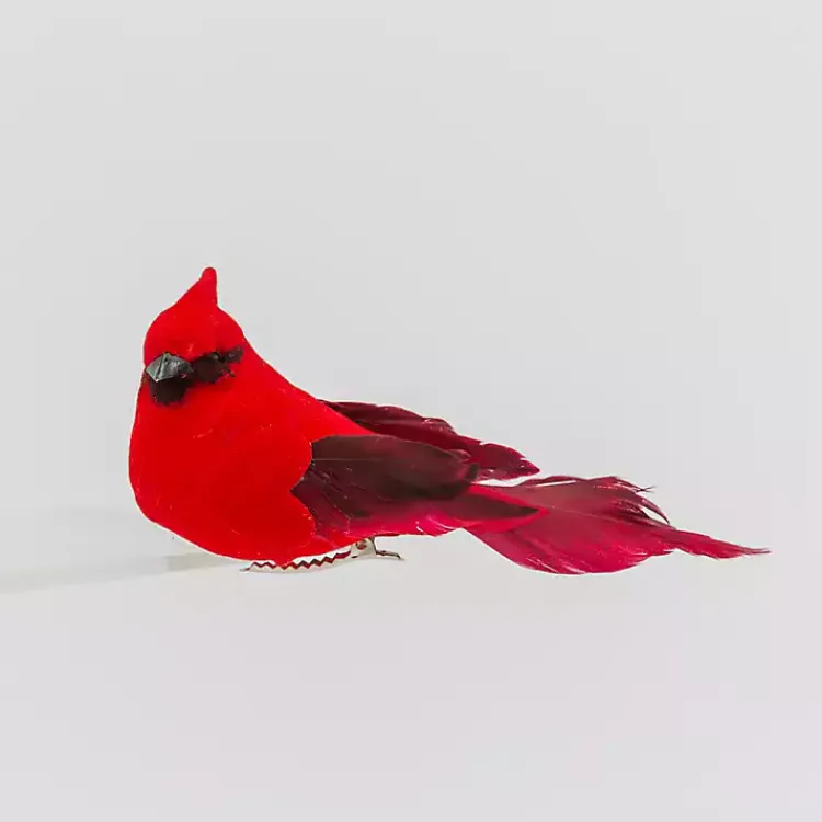 Cardinal Clip-On Christmas Ornaments, Set of 24 Christmas Ornaments