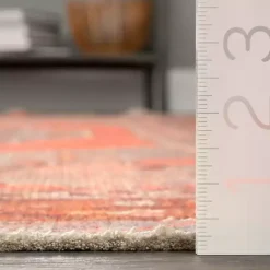 Kirklands Home Area Rugs|Carla Flatweave Area Rug, 5x7 Red