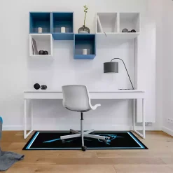 Kirklands Home Area Rugs|Carolina Panthers Area Rug, 3x4 Black