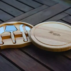 Kirklands Home Serving & Entertaining|Carolina Panthers Cheese Board and Tool Set Tan