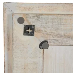 Kirklands Home Decorative Mirrors|Carved Floral Mango Wood Mirror