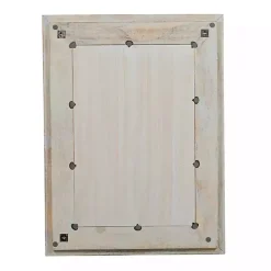 Kirklands Home Decorative Mirrors|Carved Floral Mango Wood Mirror