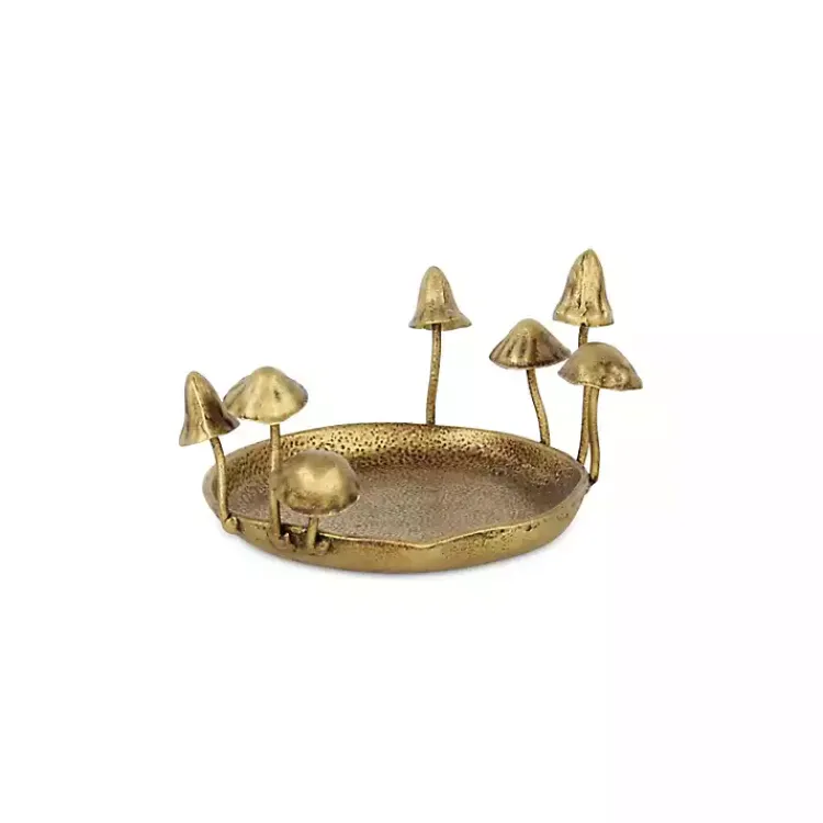 New Cast Iron Catchall Mushroom Tray Decorative Trays
