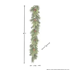Hot Cedar and Bayleaf Pinecone Garland Christmas Arrangements & Garland