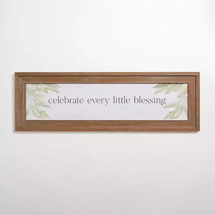Kirklands Home Wall Quotes & Signs|Celebrate Every Little Blessing Wall Plaque