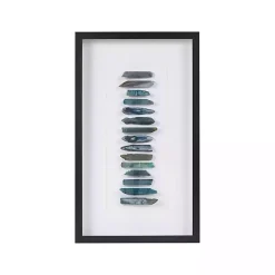 Kirklands Home Framed Art|Cerulean Agate Martha Stewart Shadowbox Plaque