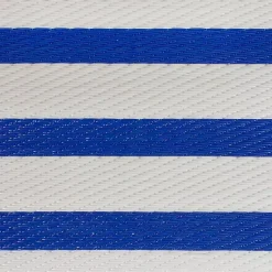 Kirklands Home Outdoor Rugs|Cerulean Stripes Outdoor Area Rug, 4x6