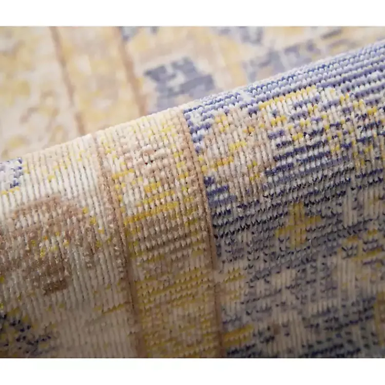 Kirklands Home Area Rugs|Cerulean Vintage Border Area Rug, 5x7 Blue