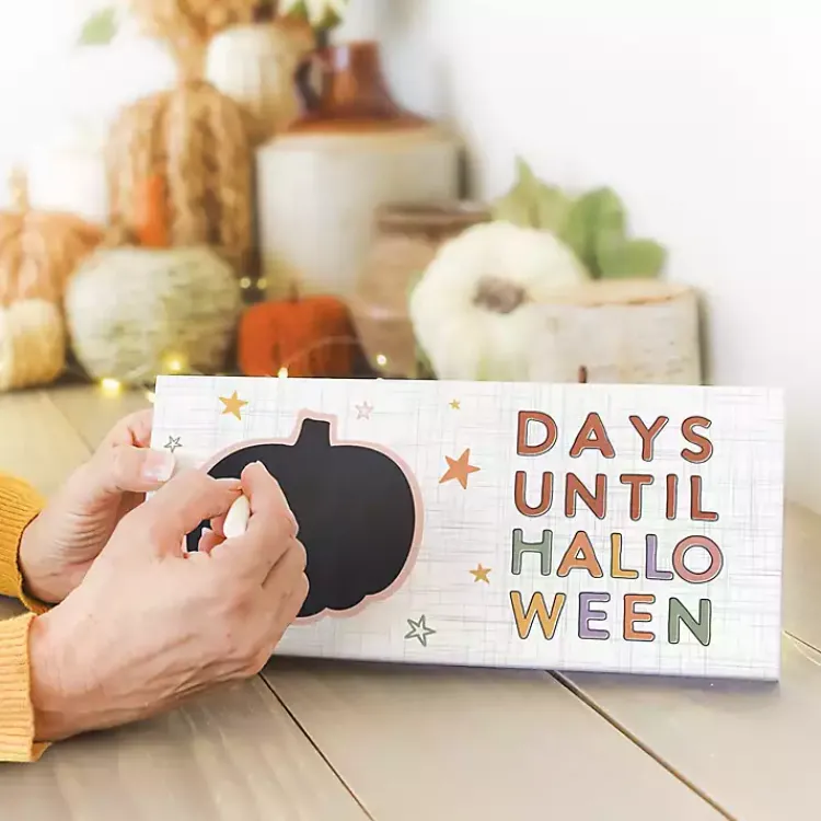 Online Chalk Halloween Tabletop Countdown Halloween
