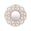 Kirklands Home Decorative Mirrors|Champagne Abstract Wood Mirror