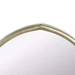 Kirklands Home Decorative Mirrors|Champagne Gold Long Quatrefoil Mirror