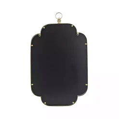 Kirklands Home Decorative Mirrors|Champagne Notched Corners Mirror