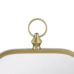 Kirklands Home Decorative Mirrors|Champagne Notched Corners Mirror