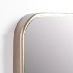 Kirklands Home Framed Mirrors|Champagne Nouveau Curved Corner Mirror