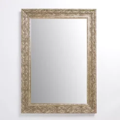Kirklands Home Decorative Mirrors|Champagne Vintage Wall Mirror Gold