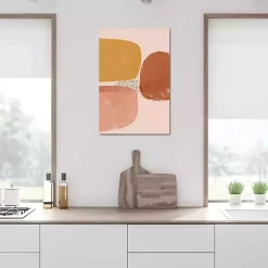 Kirklands Home Wall Quotes & Signs|Changing Even in the Waiting Canvas Art Print Pink