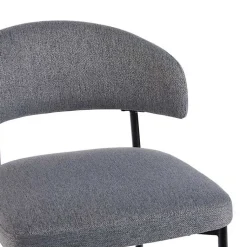 Kirklands Home Bar Stools & Counter Height Stools|Charcoal and Black Curved Counter Stools, Set of 2 Gray