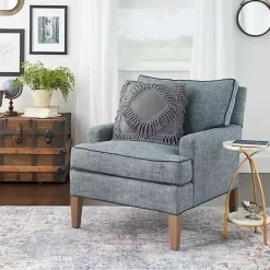 Sale Charcoal Diamond Fringe Throw Pillow Pillows