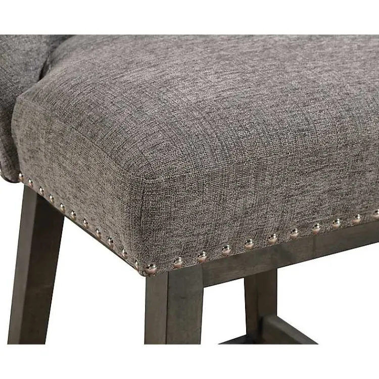 Kirklands Home Bar Stools & Counter Height Stools|Charcoal Greenfield Counter Stool Gray