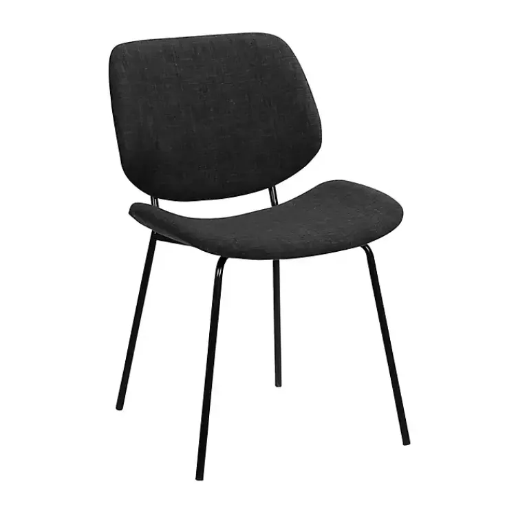 Kirklands Home Dining Chairs|Charcoal Quest Dining Chair Black