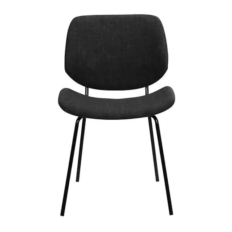 Kirklands Home Dining Chairs|Charcoal Quest Dining Chair Black