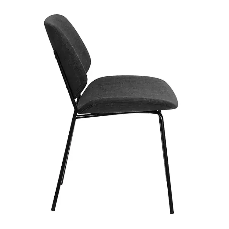 Kirklands Home Dining Chairs|Charcoal Quest Dining Chair Black