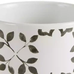 Kirklands Home Kitchen Storage|Charcoal Tile 3-pc. Bamboo Lid Jar Set