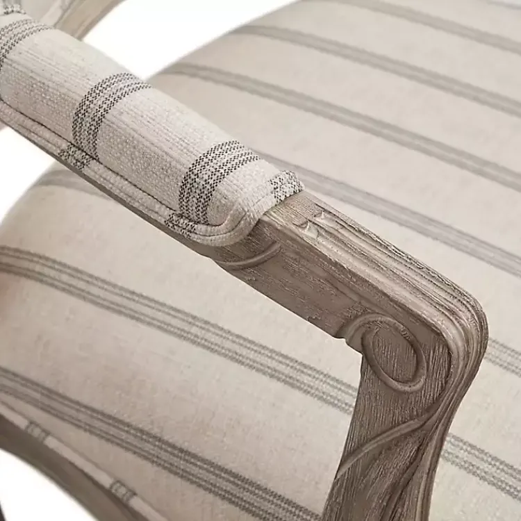 Kirklands Home Accent Chairs|Chaucer Navy Striped Accent Chair